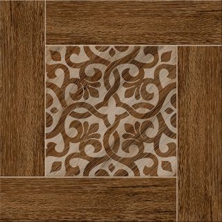 Керамогранит Vitra Grace Frame Wenge Декор (K944276), БП000015047, 45х45, коричневый