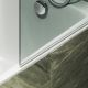 Шторка на ванну MaybahGlass MGV-776-6 60см чёрный