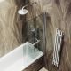 Шторка на ванну MaybahGlass MGV-776-5 60см хром матовый