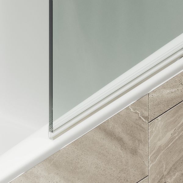 Шторка на ванну MaybahGlass MGV-776-2 60см бронза