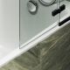 Шторка на ванну MaybahGlass MGV-915-6 99см чёрный