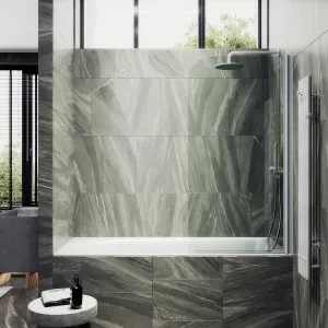 Шторка на ванну MaybahGlass MGV-598-1 60см белый