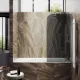 Шторка на ванну MaybahGlass MGV-82-5у 80см хром матовый