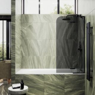 Шторка на ванну MaybahGlass MGV-659-6 69см чёрный Шторка на ванну MaybahGlass MGV-659-6 69см чёрный