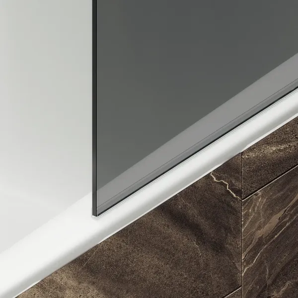 Шторка на ванну MaybahGlass MGV-252-5ш 30см хром матовый