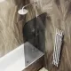 Шторка на ванну MaybahGlass MGV-153-5у 74см хром матовый