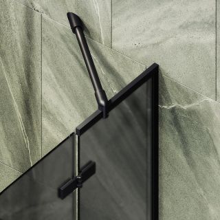 Шторка на ванну MaybahGlass MGV-660-6 69см чёрный Шторка на ванну MaybahGlass MGV-660-6 69см чёрный