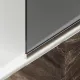 Шторка на ванну MaybahGlass MGV-153-5у 74см хром матовый