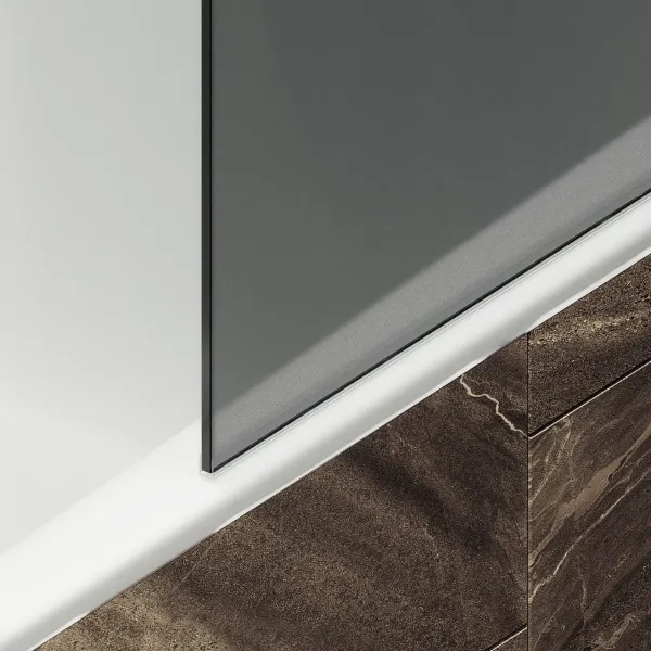 Шторка на ванну MaybahGlass MGV-85-5ш 50см хром матовый