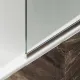 Шторка на ванну MaybahGlass MGV-64-5у 80см хром матовый