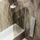 Шторка на ванну MaybahGlass MGV-622-5 80см хром матовый
