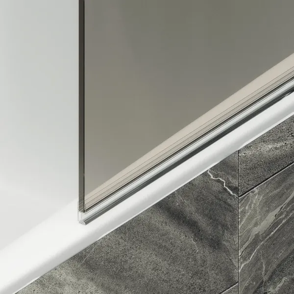 Шторка на ванну MaybahGlass MGV-601-1 40см белый