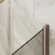 Шторка на ванну MaybahGlass MGV-606-2 50см бронза