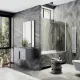 Шторка на ванну MaybahGlass MGV-601-1 40см белый