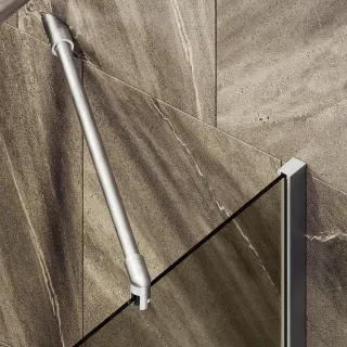 Шторка на ванну MaybahGlass MGV-250-5ш 30см хром матовый Шторка на ванну MaybahGlass MGV-250-5ш 30см хром матовый