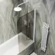 Шторка на ванну MaybahGlass MGV-607-1 50см белый