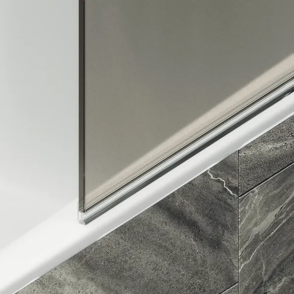 Шторка на ванну MaybahGlass MGV-607-1 50см белый