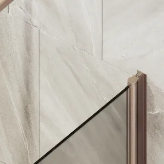 Шторка на ванну MaybahGlass MGV-625-2 80см бронза Шторка на ванну MaybahGlass MGV-625-2 80см бронза