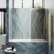 Шторка на ванну MaybahGlass MGV-612-3 60см золото