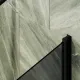 Шторка на ванну MaybahGlass MGV-623-6 80см чёрный