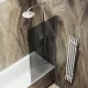 Шторка на ванну MaybahGlass MGV-79-5ш 50см хром матовый