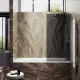 Шторка на ванну MaybahGlass MGV-252-5ш 30см хром матовый