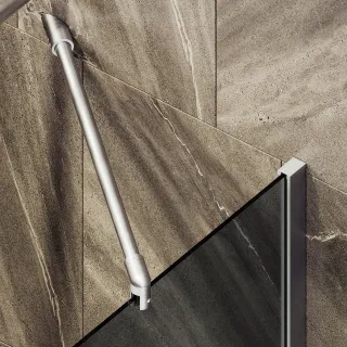 Шторка на ванну MaybahGlass MGV-83-5ш 90см хром матовый Шторка на ванну MaybahGlass MGV-83-5ш 90см хром матовый