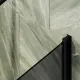 Шторка на ванну MaybahGlass MGV-609-6 50см чёрный