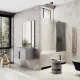 Шторка на ванну MaybahGlass MGV-619-2 70см бронза