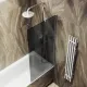 Шторка на ванну MaybahGlass MGV-84-5ш 40см хром матовый