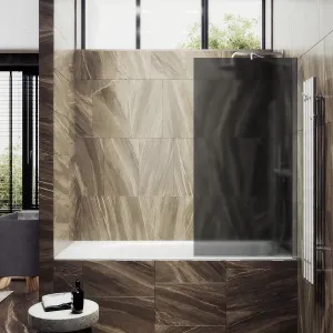 Шторка на ванну MaybahGlass MGV-85-5ш 50см хром матовый