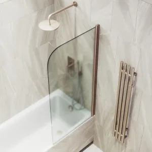 Шторка на ванну MaybahGlass MGV-605-2 40см бронза