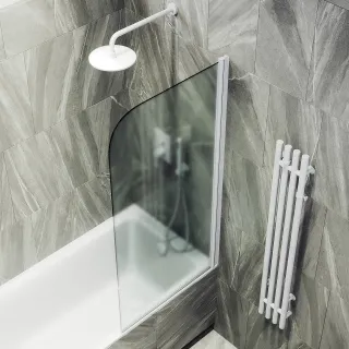 Шторка на ванну MaybahGlass MGV-610-1 50см белый Шторка на ванну MaybahGlass MGV-610-1 50см белый