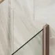 Шторка на ванну MaybahGlass MGV-605-2 40см бронза