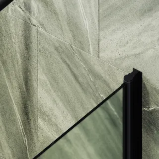 Шторка на ванну MaybahGlass MGV-621-6 80см чёрный Шторка на ванну MaybahGlass MGV-621-6 80см чёрный