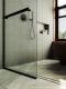 Душевая перегородка MaybahGlass MGD-731-6у 79см чёрный