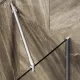 Шторка на ванну MaybahGlass MGV-94-5у 80см хром матовый