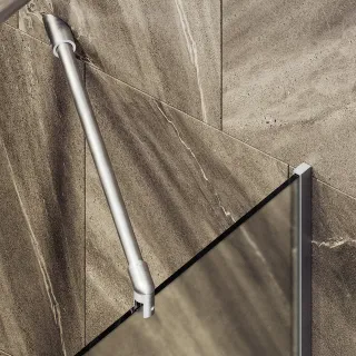 Шторка на ванну MaybahGlass MGV-93-5у 70см хром матовый Шторка на ванну MaybahGlass MGV-93-5у 70см хром матовый