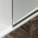 Шторка на ванну MaybahGlass MGV-94-5у 80см хром матовый