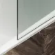 Шторка на ванну MaybahGlass MGV-90-5ш 40см хром матовый