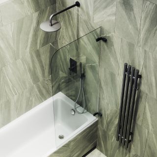 Шторка на ванну MaybahGlass MGV-647-6 70см чёрный Шторка на ванну MaybahGlass MGV-647-6 70см чёрный