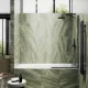 Шторка на ванну MaybahGlass MGV-65-6у 90см чёрный