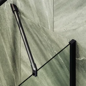 Шторка на ванну MaybahGlass MGV-248-6ш 30см чёрный