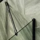 Шторка на ванну MaybahGlass MGV-62-6ш 40см чёрный