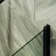 Шторка на ванну MaybahGlass MGV-600-6 80см чёрный