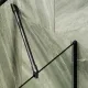 Шторка на ванну MaybahGlass MGV-248-6у 30см чёрный