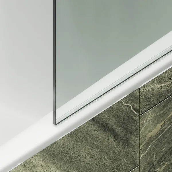 Шторка на ванну MaybahGlass MGV-61-6ш 50см чёрный