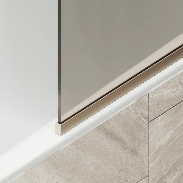 Шторка на ванну MaybahGlass MGV-70-2у 80см бронза