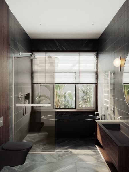 Душевая перегородка MaybahGlass MGD-727-5у 79см хром матовый