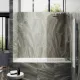 Шторка на ванну MaybahGlass MGV-70-1у 80см белый